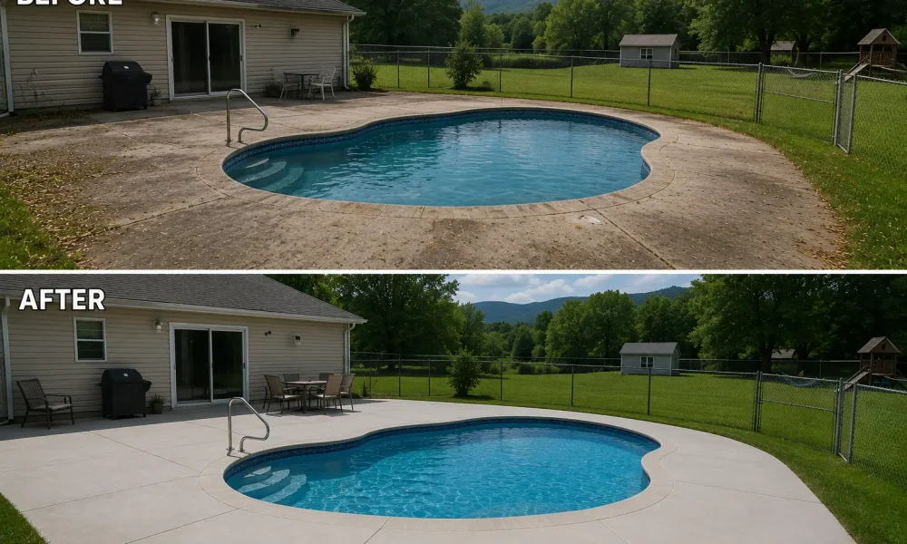 Pool Area cleaning