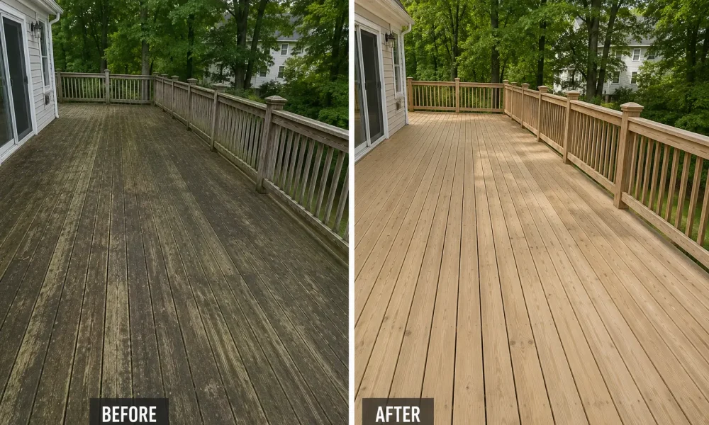 deck power wash