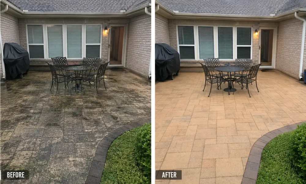 small patio area